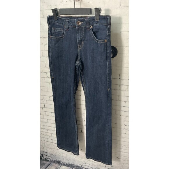 Cowgirl Tuff JUST TUFF JEANS Dark Wash Bootcut Trouser Pant Sz. 27x31 (U2) - Picture 9 of 10